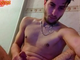 Sizzling Turkish couple washes off sweat in the shower, leading to a steamy session of hardcore sex. The handsome stud dominates his voluptuous girlfriend, leaving her breathless and satisfied.