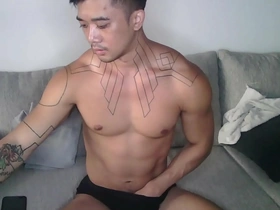 Athletic Asian guy brings the heat on Chaturbate, with his tantalizing show. Watch as he teases and pleases, leaving you craving more. Don't miss part 5 of this sizzling performance.