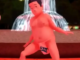 Animasi 3D Jepun menghidupkan penari gay panas, bergerak berirama ke muzik dalam pakaian yang mendedahkan. Tonton pergerakan sensual mereka dan pertemuan berahi terungkap, membawa kepada klimaks yang sengit.